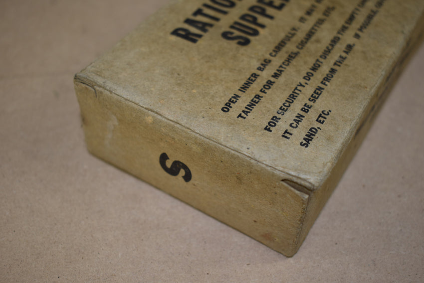 Boîte de ration K vide