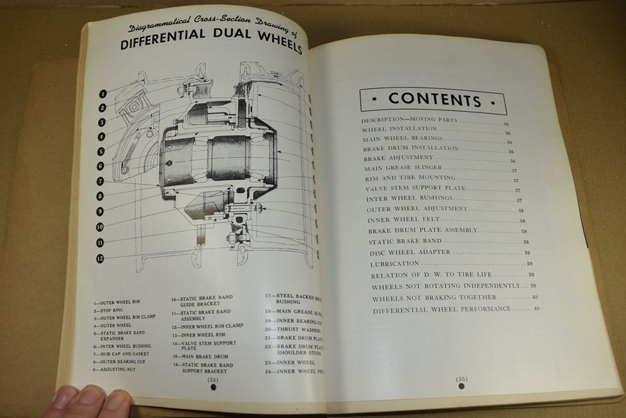 TM 10-1372 Parts List Semi-Trailer, 2 Wheel