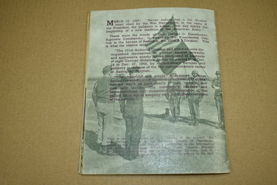 Livret 101e Airborne Division