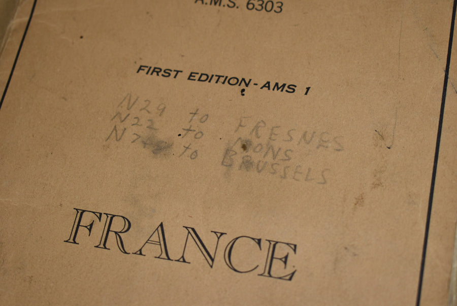 Carte routière de la France