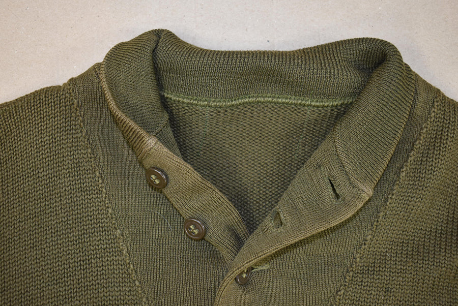 Pull en laine 5 boutons