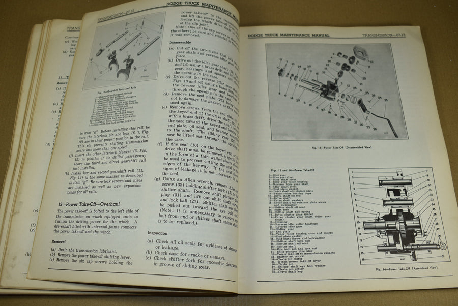 TM 10-1531 Maintenance Manual ¾ Ton 4x4 Dodge Trucks