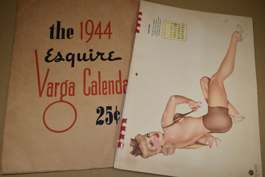 Calendrier Pin-up de Varga de 1944