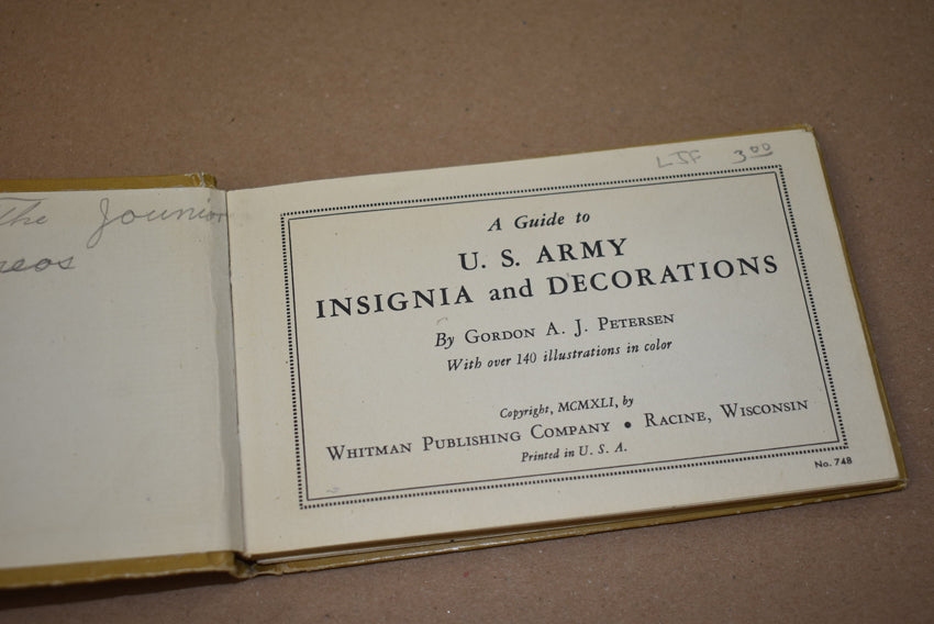 Livret 'US Army Insignia'