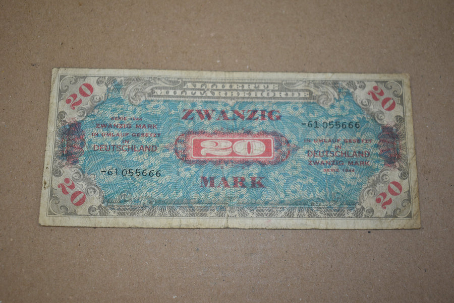 20 Mark monnaie d'occupation