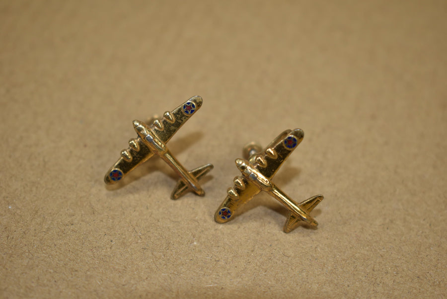 Boucles d’oreilles avions B-17