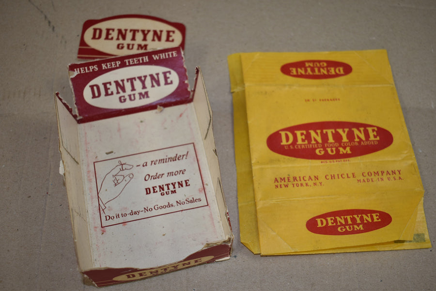 Boîte et emballage de gomme Dentyne