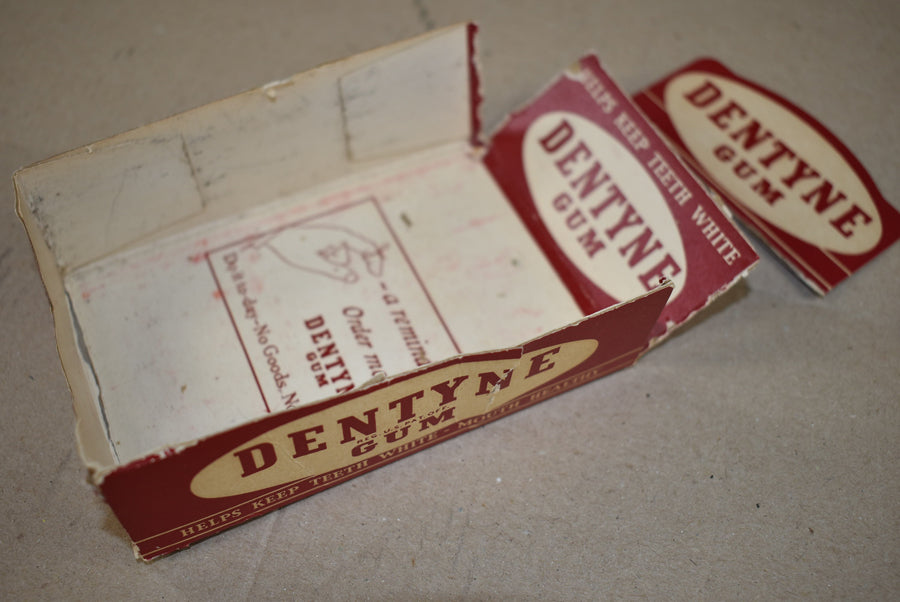 Boîte et emballage de gomme Dentyne