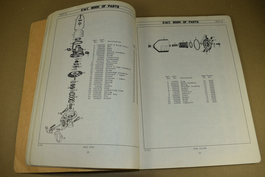 TM 10-1146 Parts book 2½ Ton, 6x6 GMC
