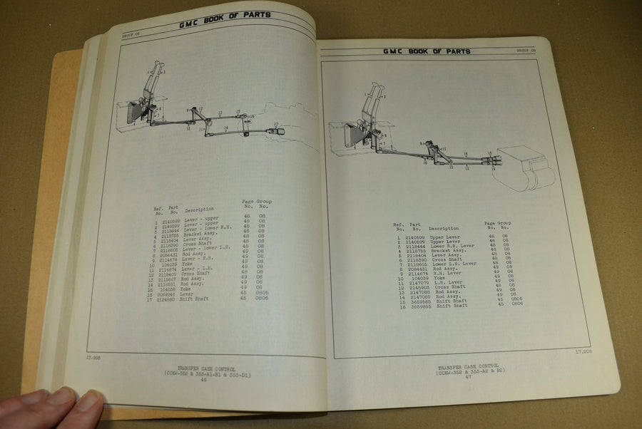 TM 10-1146 Parts book 2½ Ton, 6x6 GMC