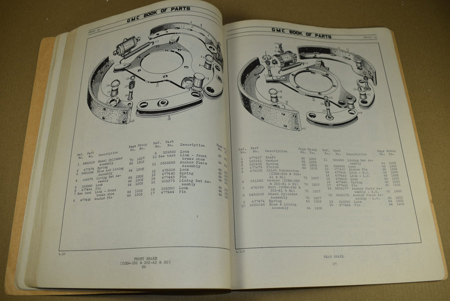 TM 10-1146 Parts book 2½ Ton, 6x6 GMC