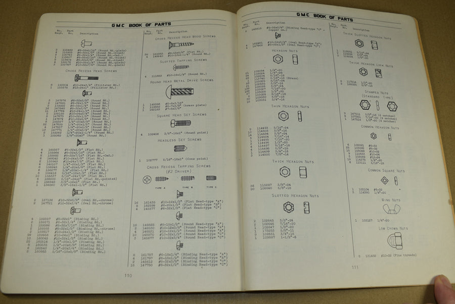TM 10-1146 Parts book 2½ Ton, 6x6 GMC