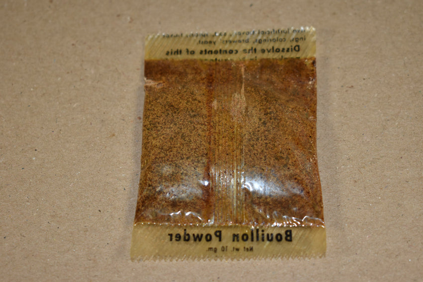 Sachet de poudre de bouillon de la ration K