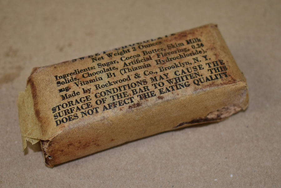 Barre de chocolat sucré