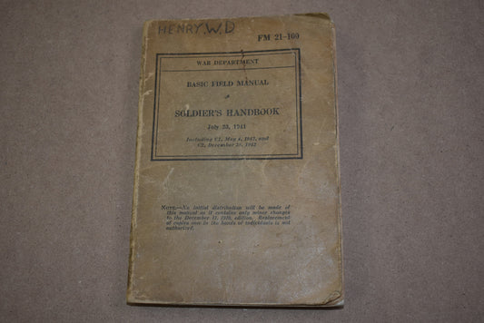 FM 21-100 Soldiers Handbook