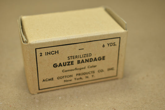 Bandage rouleau de gaze