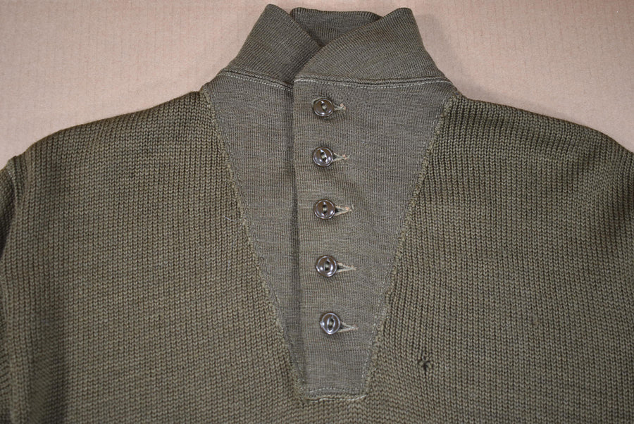 Pull en laine 5 boutons