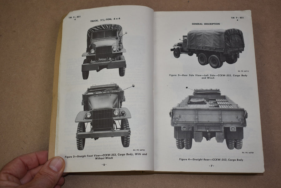 TM 9-801 Truck, 2½ Ton, 6 x 6 GMC