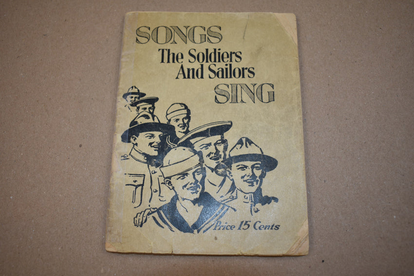 Livret Songs the Soldiers and Sailors sing
