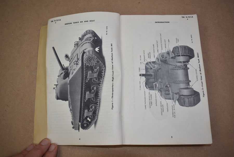 TM 9-731A Medium Tanks M4 and M4A1