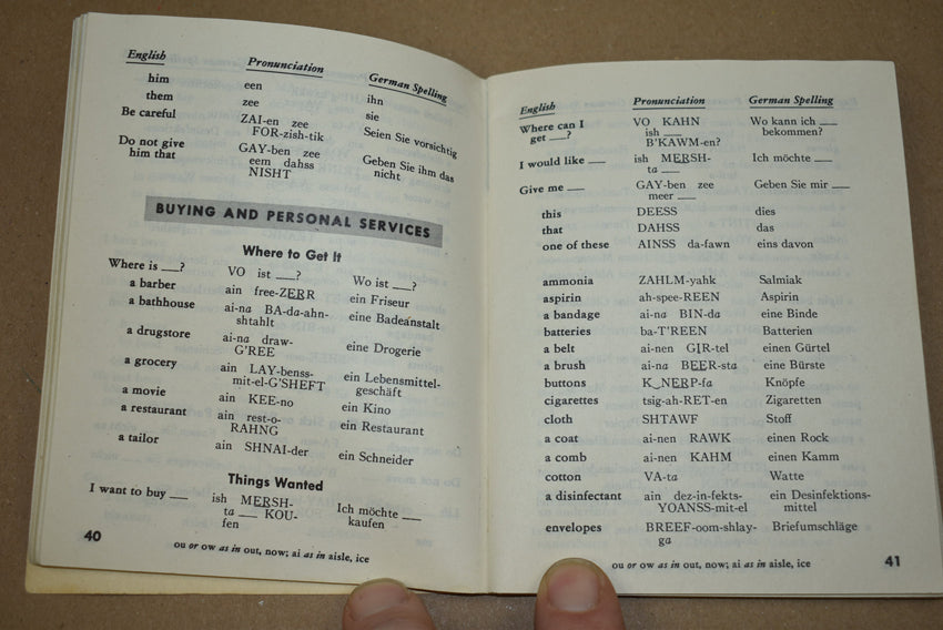 Livre de phrases allemand