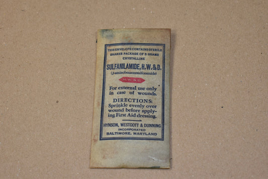Sachet de sulfanilamide