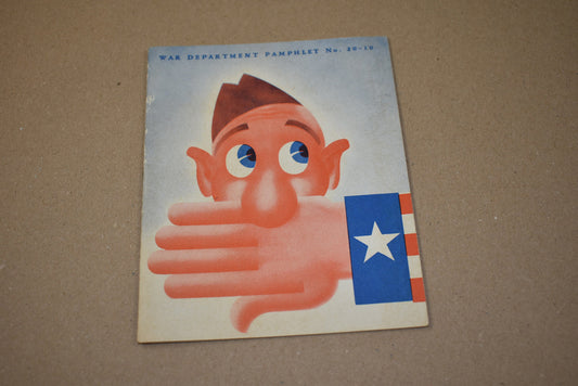 Livret War Department Pamphlet n° 20-10