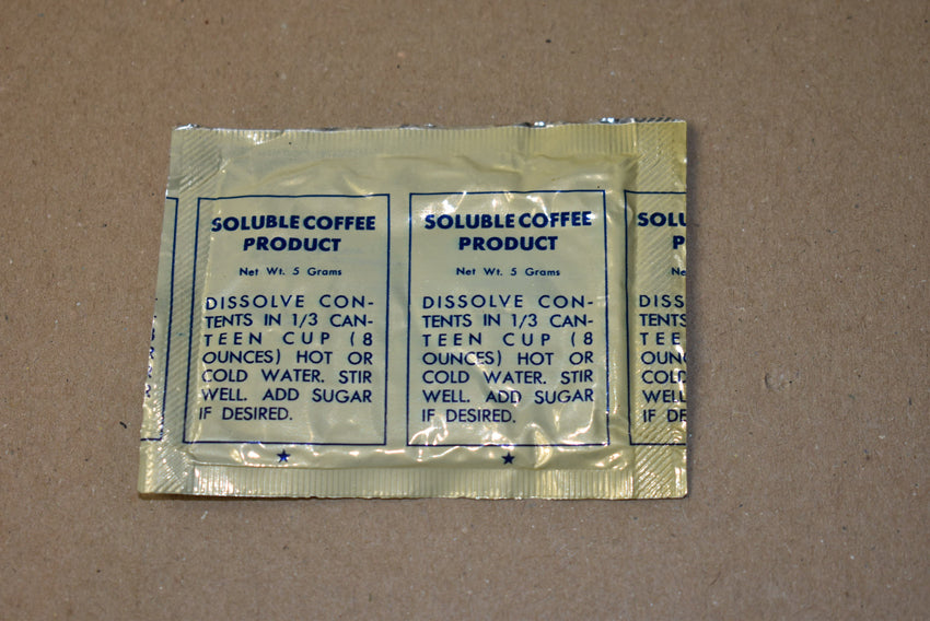 Sachet de café de la ration K