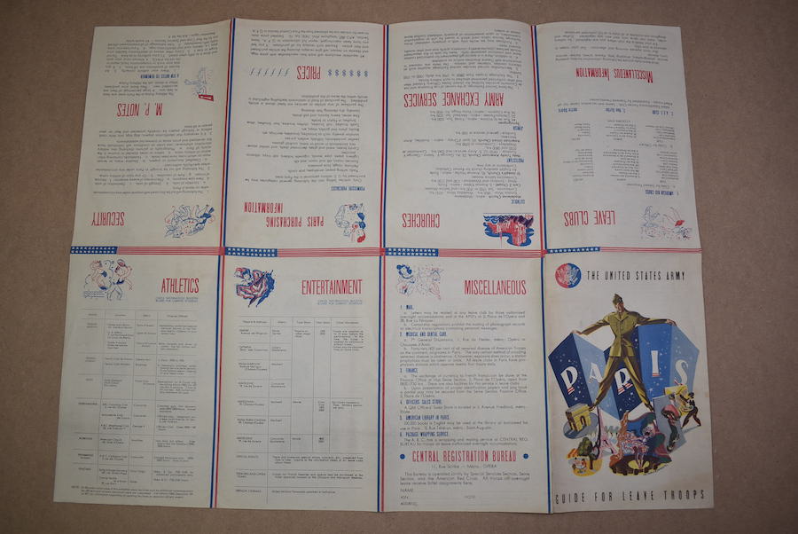 Paris, guide pour les troupes en permission