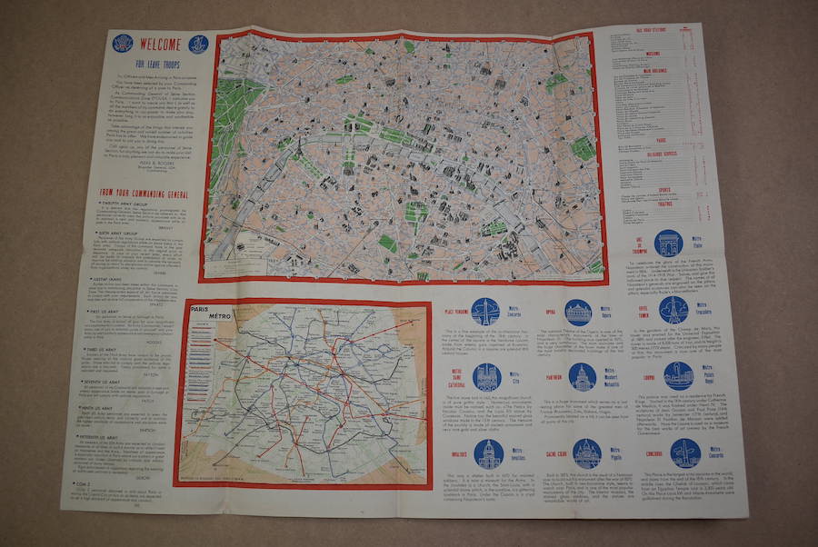 Paris, guide pour les troupes en permission