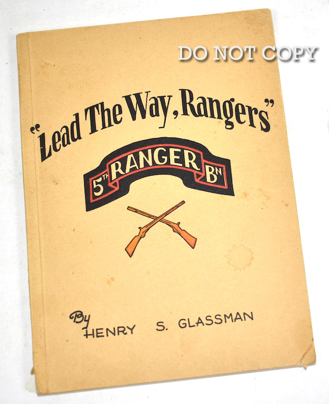 Livret de paie individuel, 5e Ranger Battalion